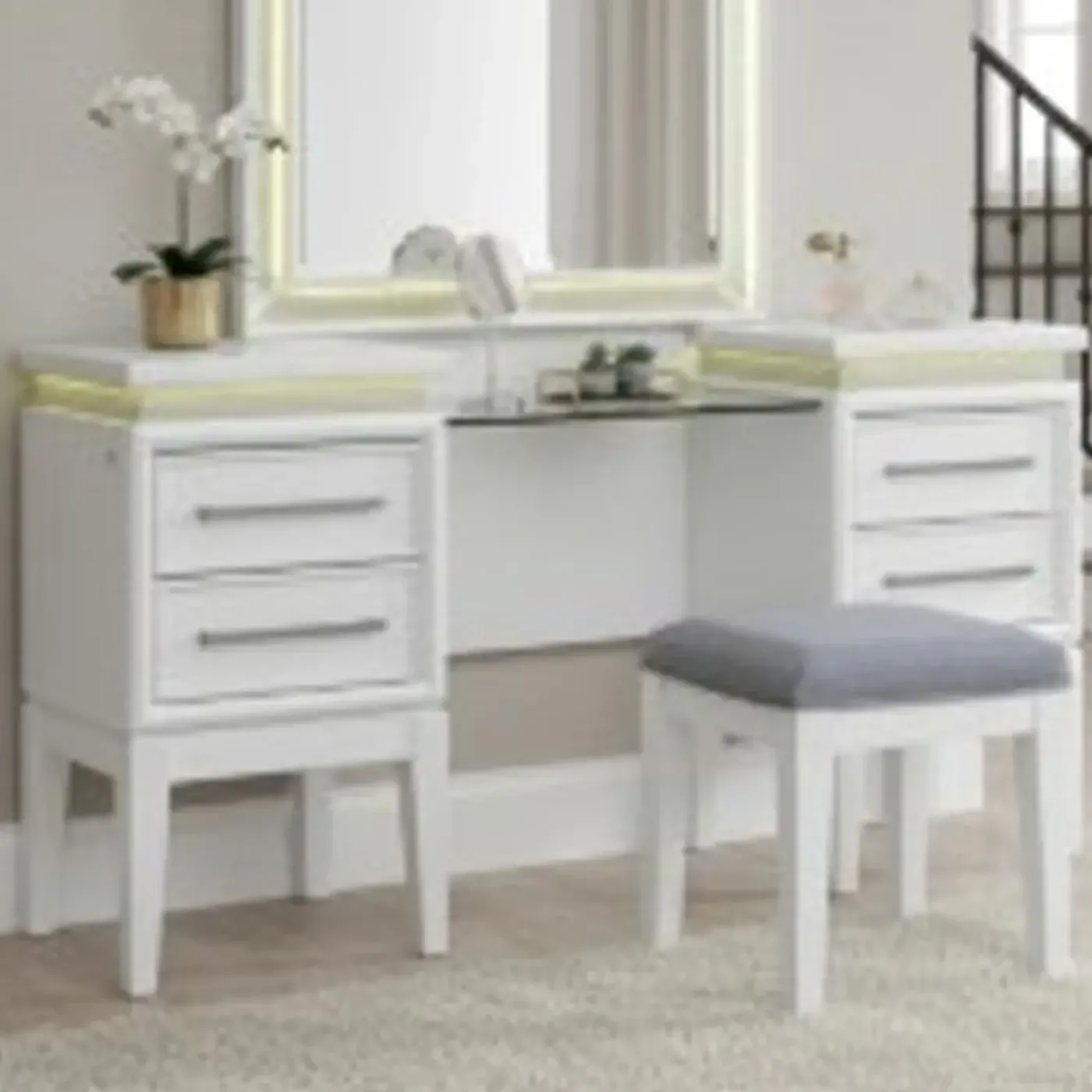 Danica Vanity Stool Vanities