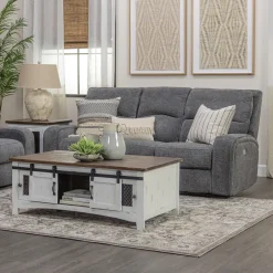 Clearance Dawson Reclining Living Room Gray Living Room Sets|Reclining Furniture
