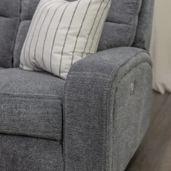 Clearance Dawson Reclining Living Room Gray Living Room Sets|Reclining Furniture