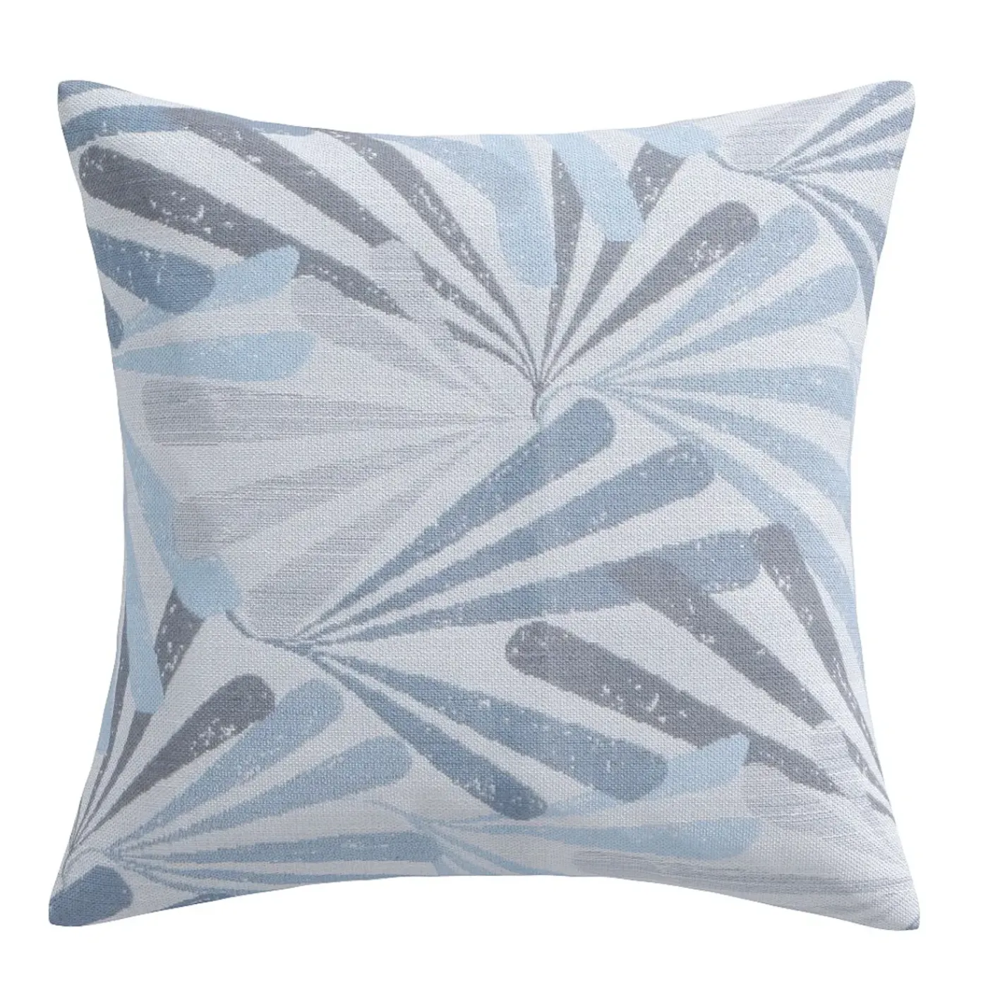 Outlet 20" Diamond Palm Gray Outdoor Pillow Outdoor Accent Tables & Decor