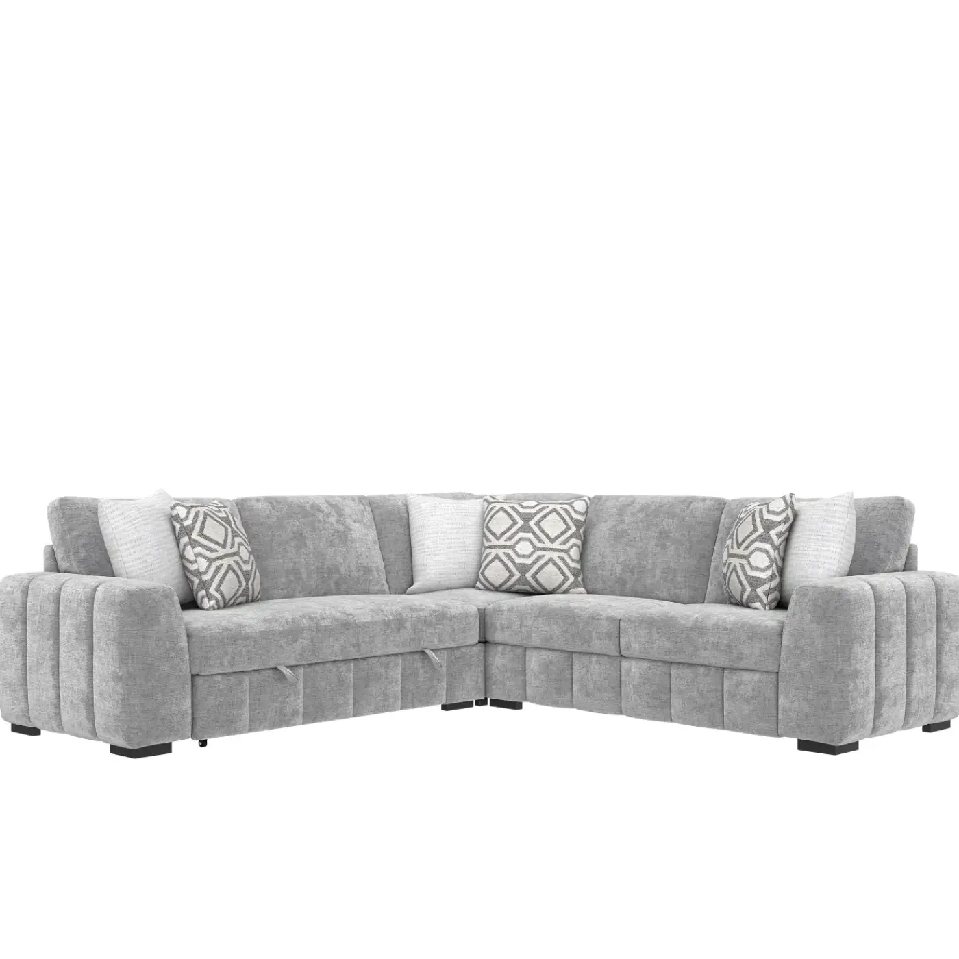 Outlet Dreamscape 3pc Sectional with Left Pop-Up Sleeper Living Room Sets|Sectionals