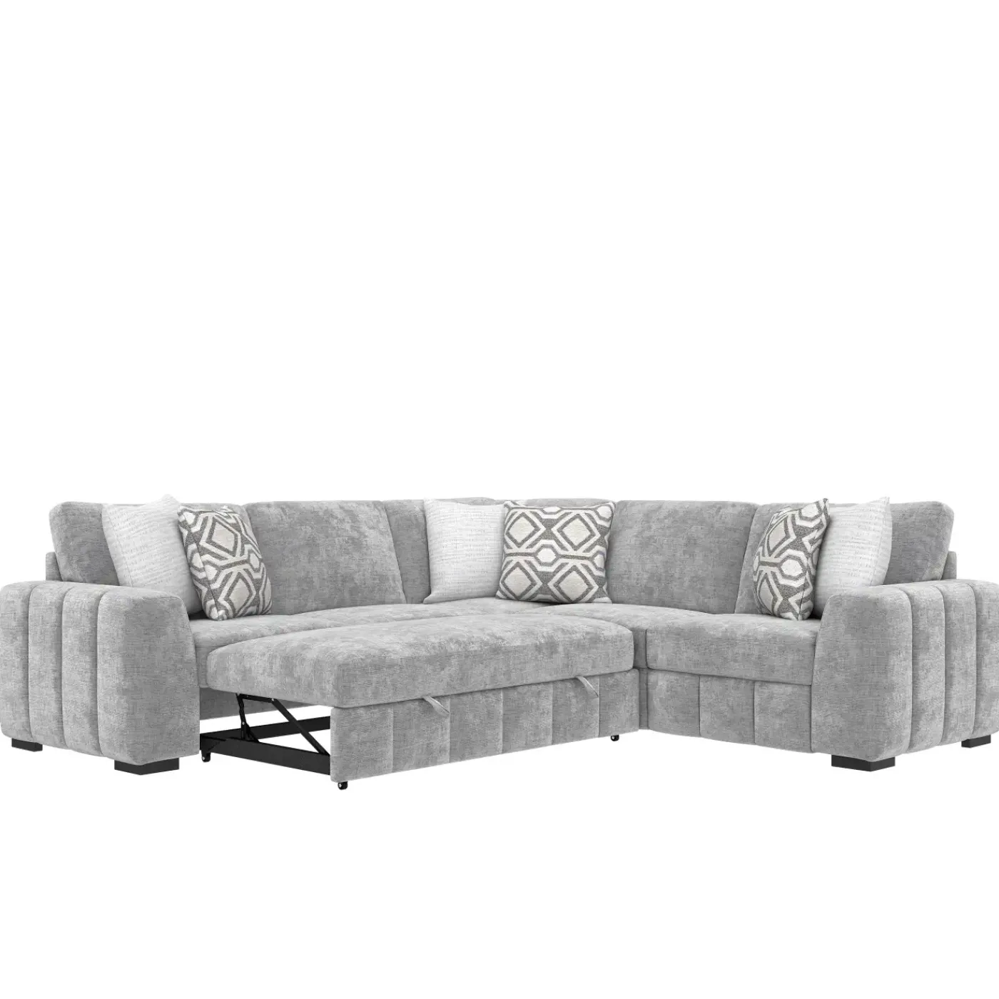 Outlet Dreamscape 3pc Sectional with Left Pop-Up Sleeper Living Room Sets|Sectionals