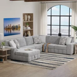 Online Dreamscape 4pc Sleeper Sectional with LAF Storage Chaise Living Room Sets|Sectionals