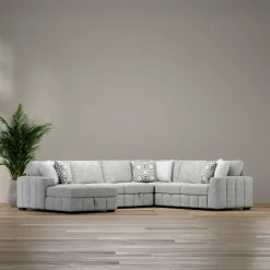 Online Dreamscape 4pc Sleeper Sectional with LAF Storage Chaise Living Room Sets|Sectionals