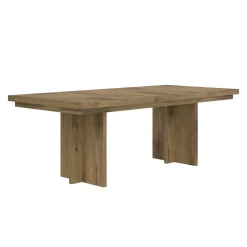 New Durian Expandable Trestle Dining Table Dining Tables