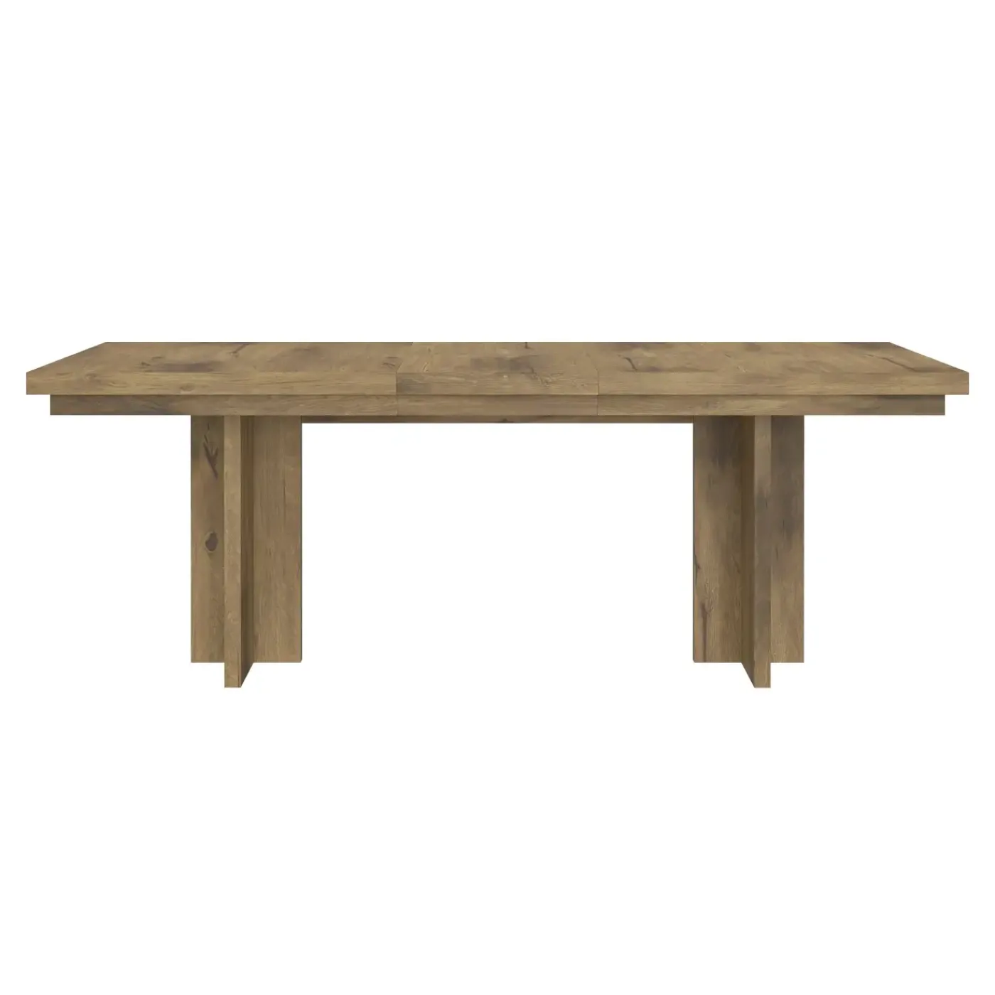 Outlet Durian Extendable Trestle Dining Table & 4 Side Chairs Dining Room Sets
