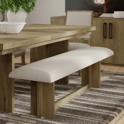 New Durian Upholstered Bench Benches|Dining Chairs