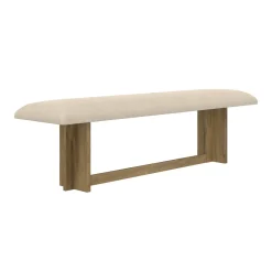 New Durian Upholstered Bench Benches|Dining Chairs
