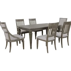 New East Bay Extendable Dining Table, 2 Arm Chairs & 4 Side Chairs Dining Room Sets