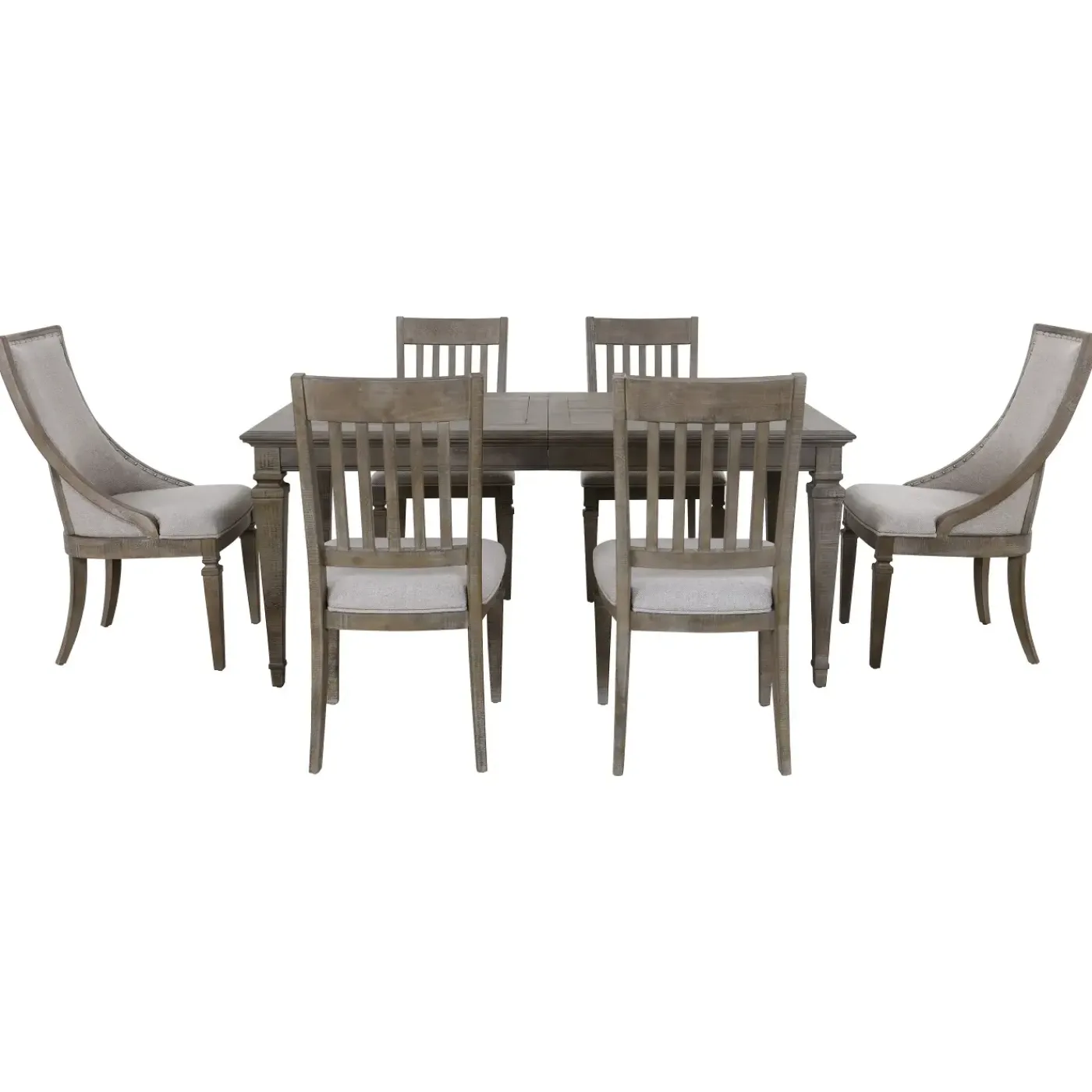 New East Bay Extendable Dining Table, 2 Arm Chairs & 4 Side Chairs Dining Room Sets