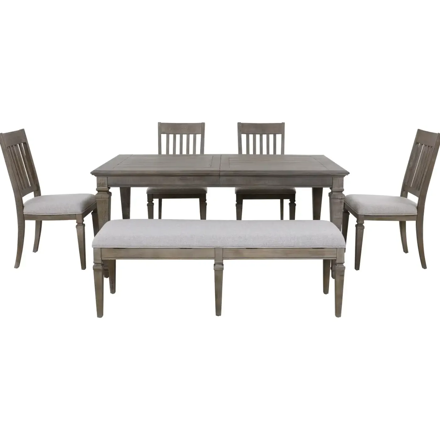 Online East Bay Extendable Dining Table, 4 Side Chairs & Bench Dining Room Sets