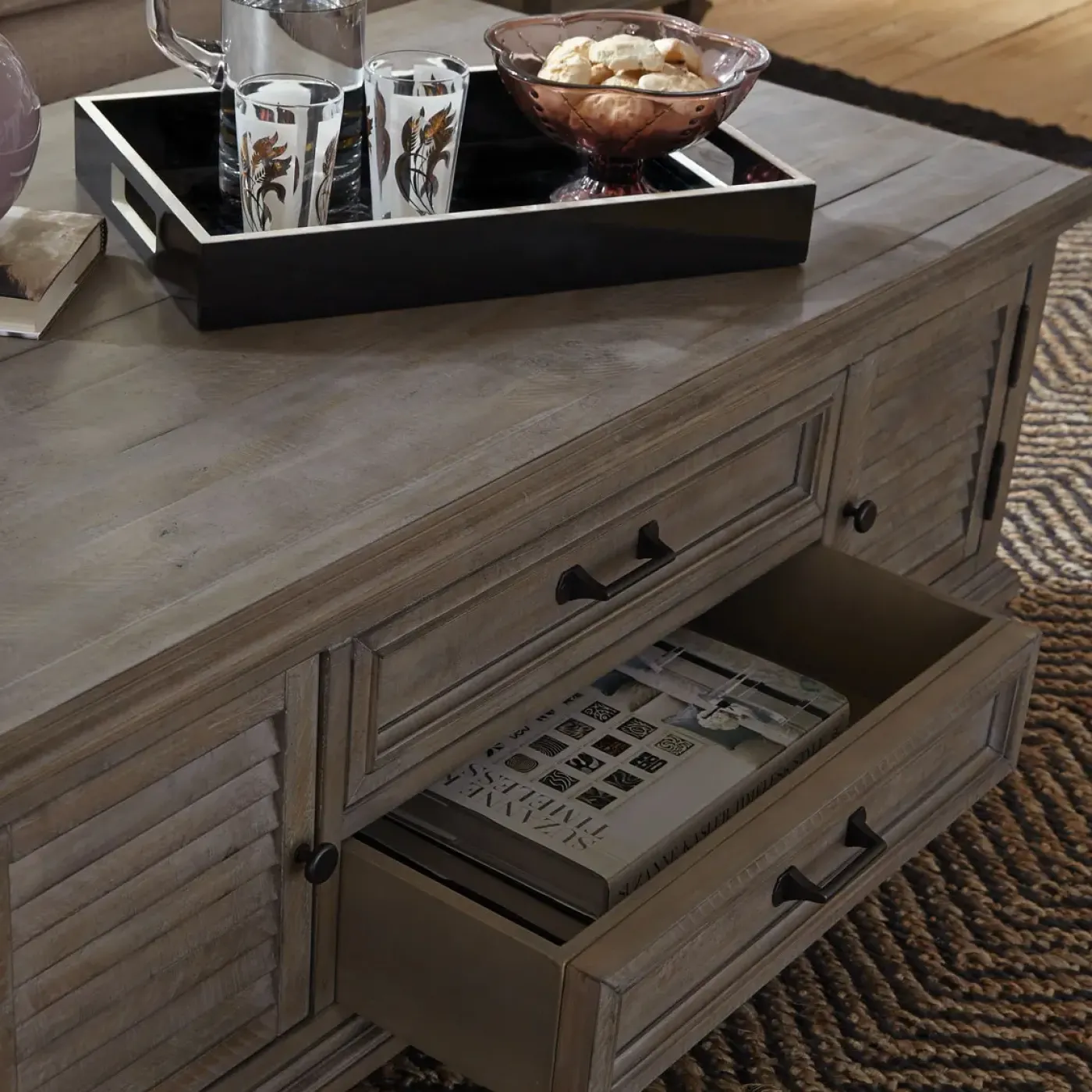 Best East Bay Lift-Top Storage Cocktail Table Coffee & Cocktail Tables