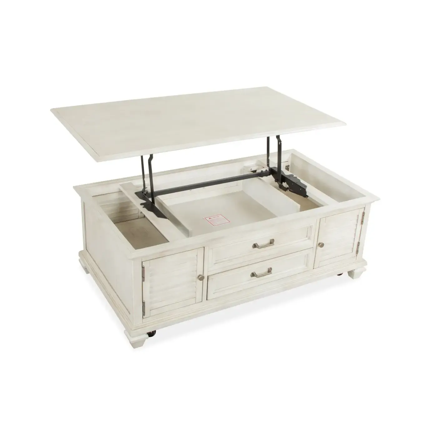 Clearance East Bay Lift-top Storage Cocktail With Casters Coffee & Cocktail Tables