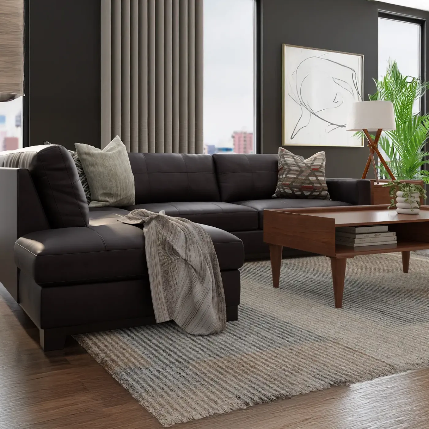 New Eldon 2pc Sectional Sectionals