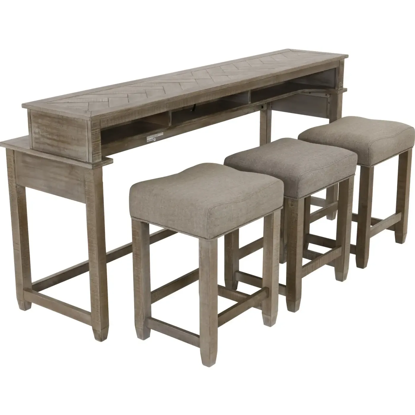 Elise Console Table & 3 Stools Coffee & Cocktail Tables