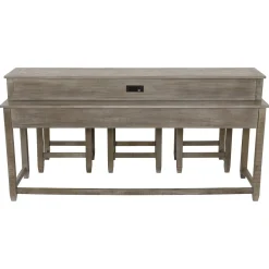 Elise Console Table & 3 Stools Coffee & Cocktail Tables