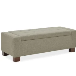 Discount Emmie Sand Storage Bench Benches|Chairs