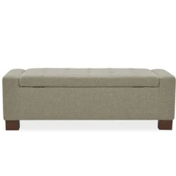 Discount Emmie Sand Storage Bench Benches|Chairs