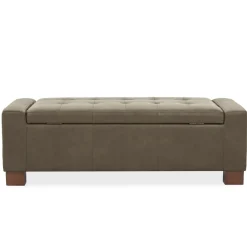 Discount Emmie Slate Storage Bench Benches & Stools|Benches