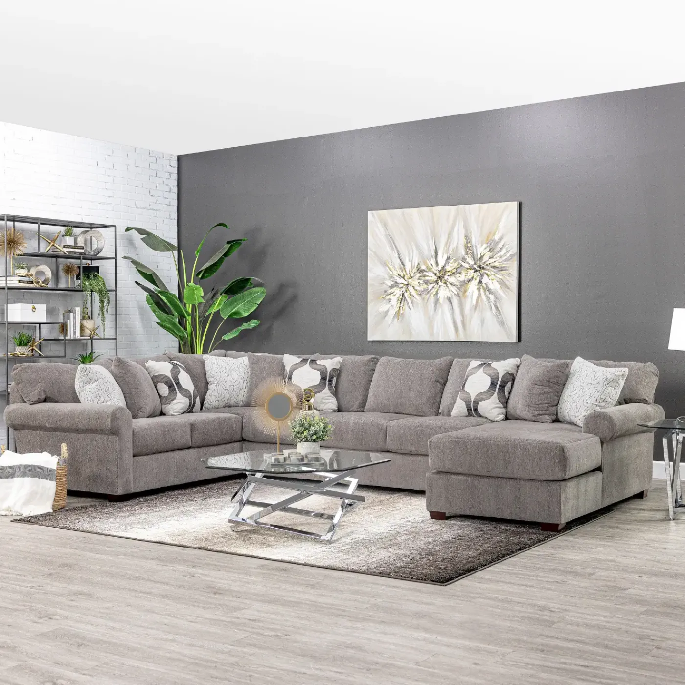 Clearance Empire 3pc Sectional Living Room Sets|Sectionals