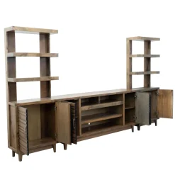 Online Everett 77 Inch Console With 2 Piers Entertainment Centers & Tv Stands