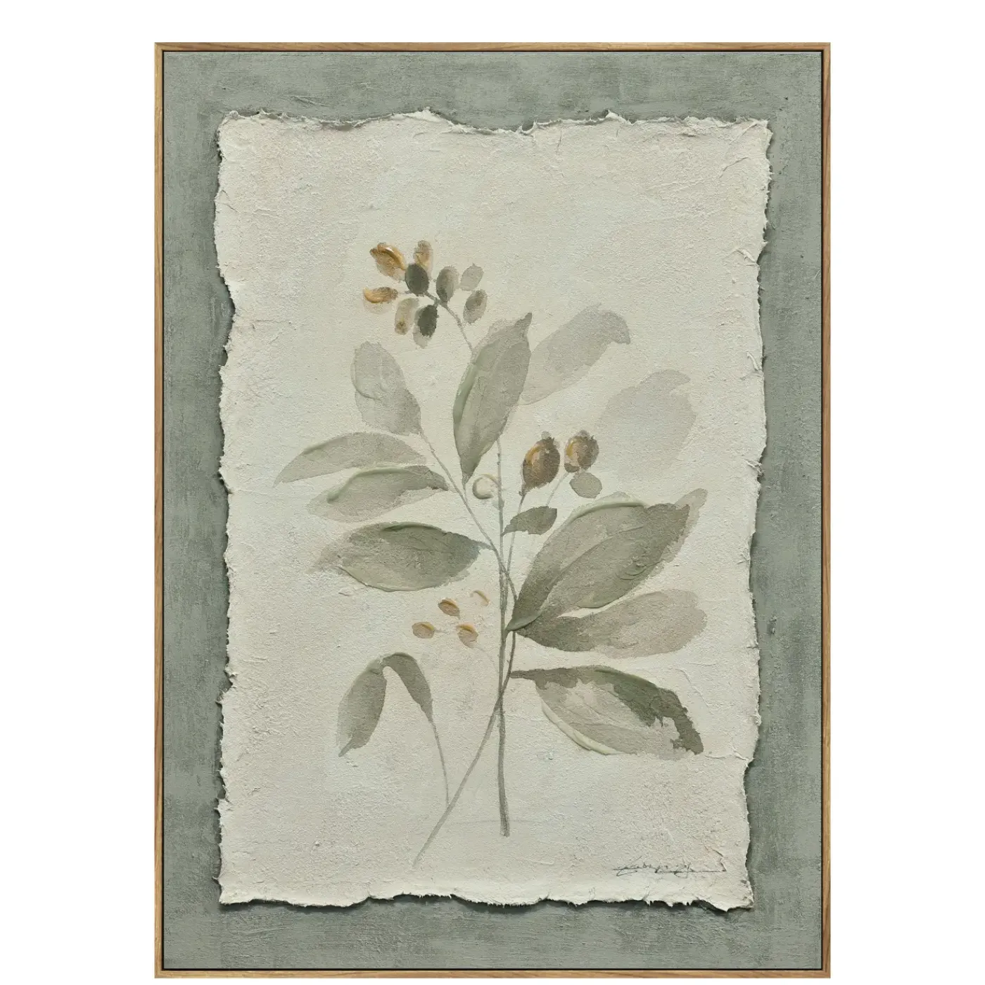 New Flowers on Paper 1 Wall Art Wall Art