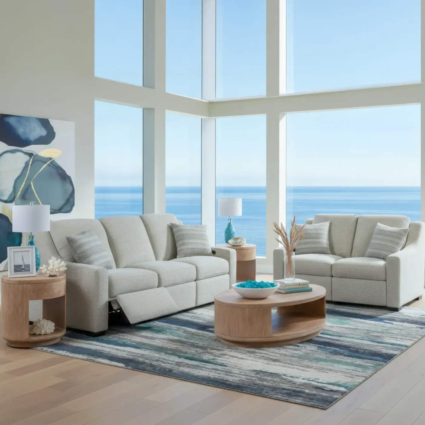 Clearance Fulton Fabric Living Room Set Living Room Sets