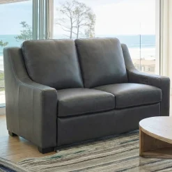Discount Fulton Leather Living Room Set Power Sofa & Power Loveseat Living Room Sets