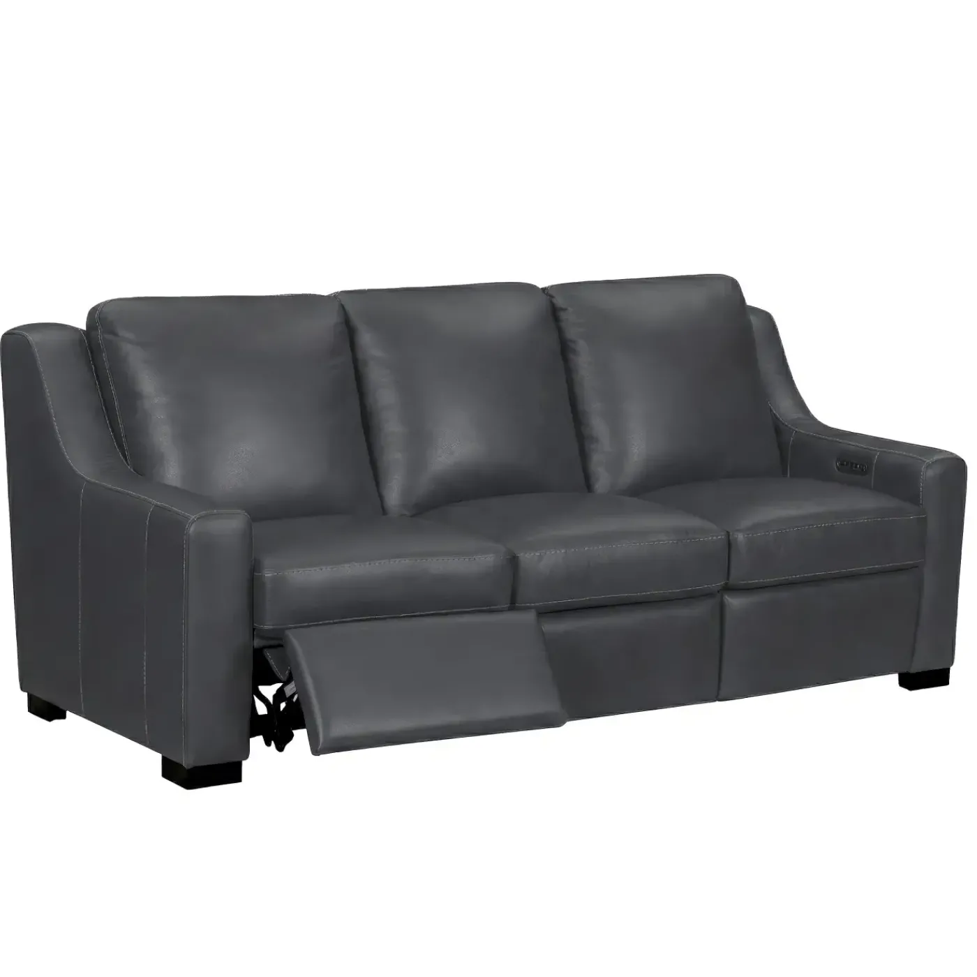 Discount Fulton Leather Living Room Set Power Sofa & Power Loveseat Living Room Sets