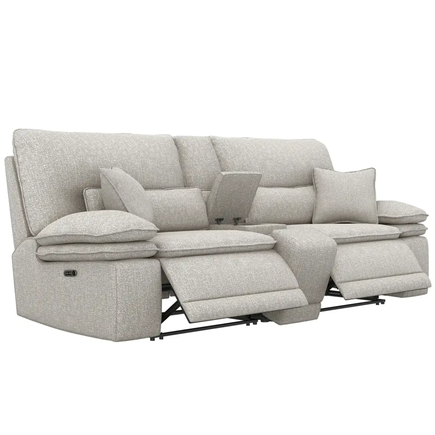 Goliath Motion Loveseat with Console Loveseats|Living Room Sets