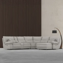 Outlet Goliath 6pc Power Chaise Sectional Living Room Sets|Sectionals