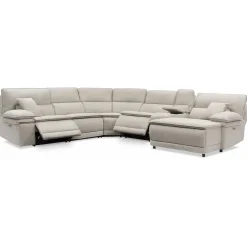 Outlet Goliath 6pc Power Chaise Sectional Living Room Sets|Sectionals