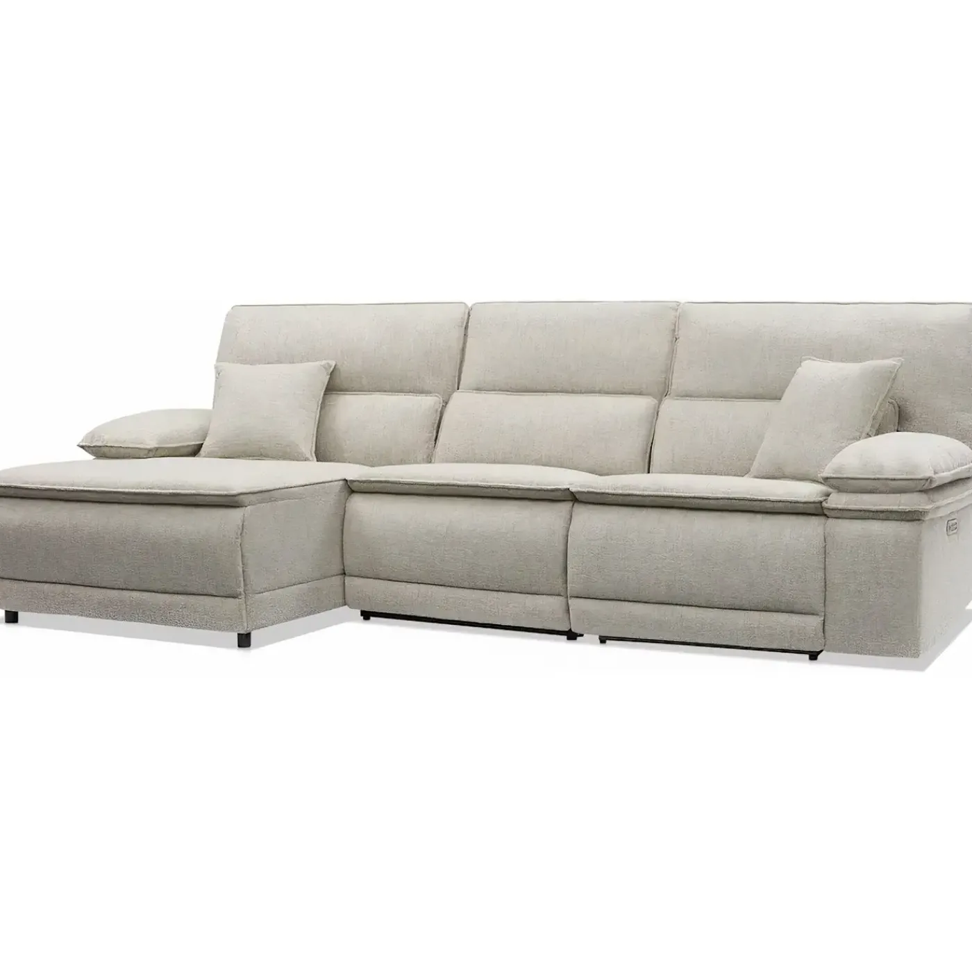 Best Goliath 3pc Power Sofa LAF Chaise Living Room Sets|Sectionals