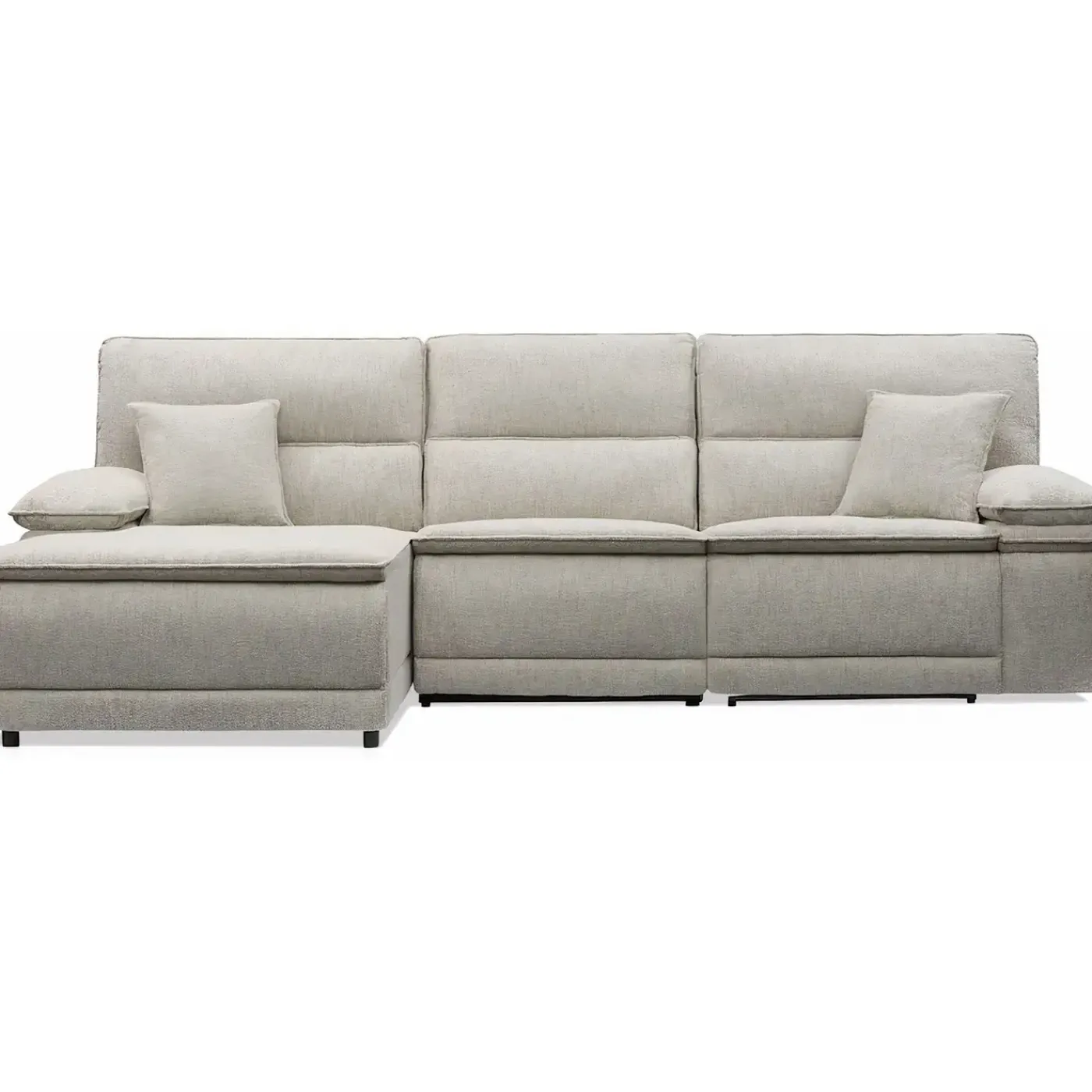 Best Goliath 3pc Power Sofa LAF Chaise Living Room Sets|Sectionals