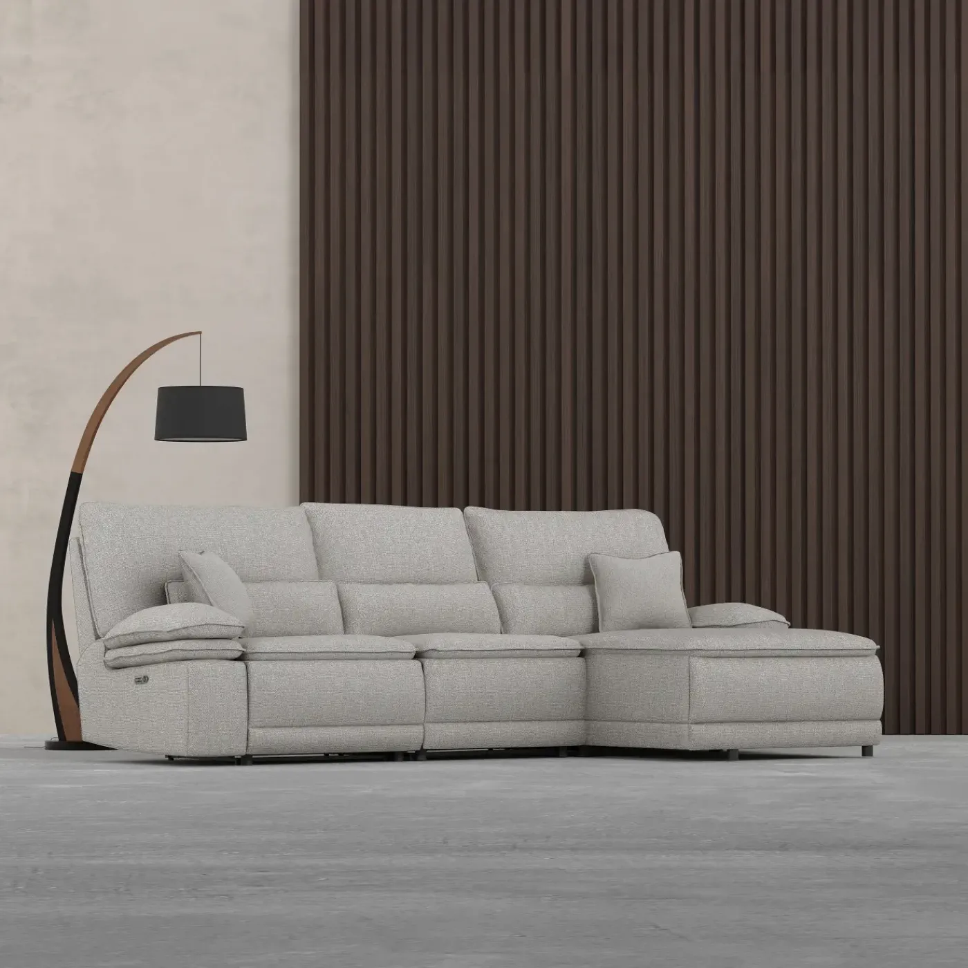 Best Goliath 3pc Power Sofa Right Arm Facing Chaise Living Room Sets|Sectionals