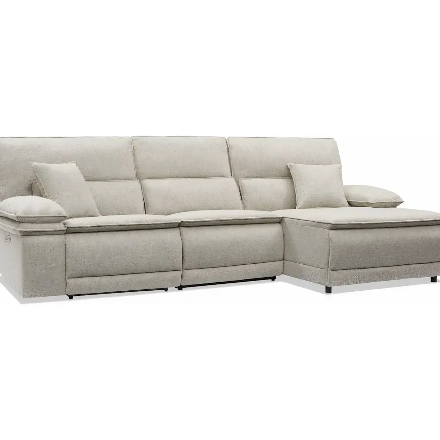 Best Goliath 3pc Power Sofa Right Arm Facing Chaise Living Room Sets|Sectionals
