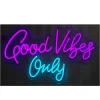 Clearance Good Vibes Only Neon Wall Sign Kids Accessories|Wall Art