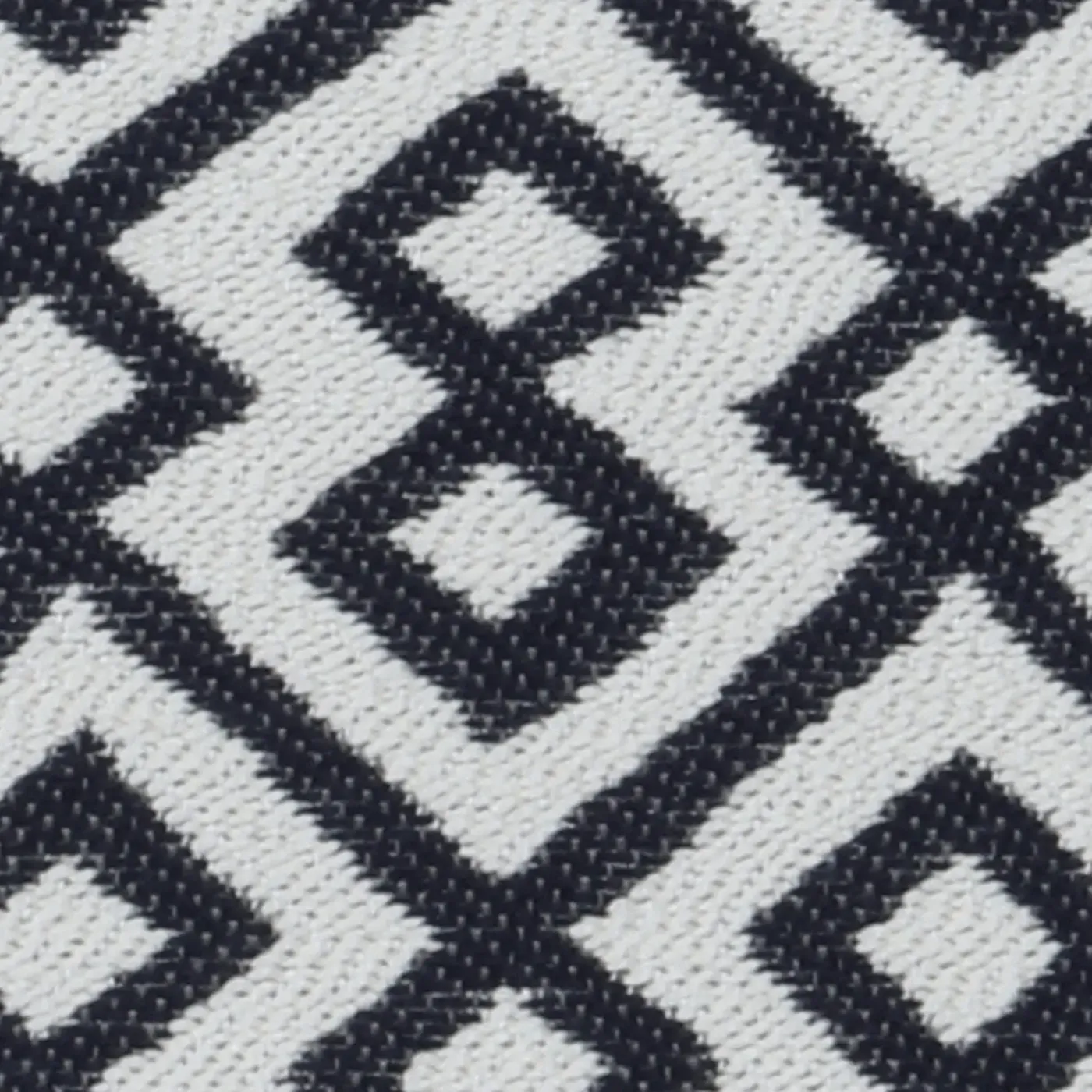 Hot 20" Greek Key Black Outdoor Pillow Outdoor & Patio|All Outlet & Clearance Items