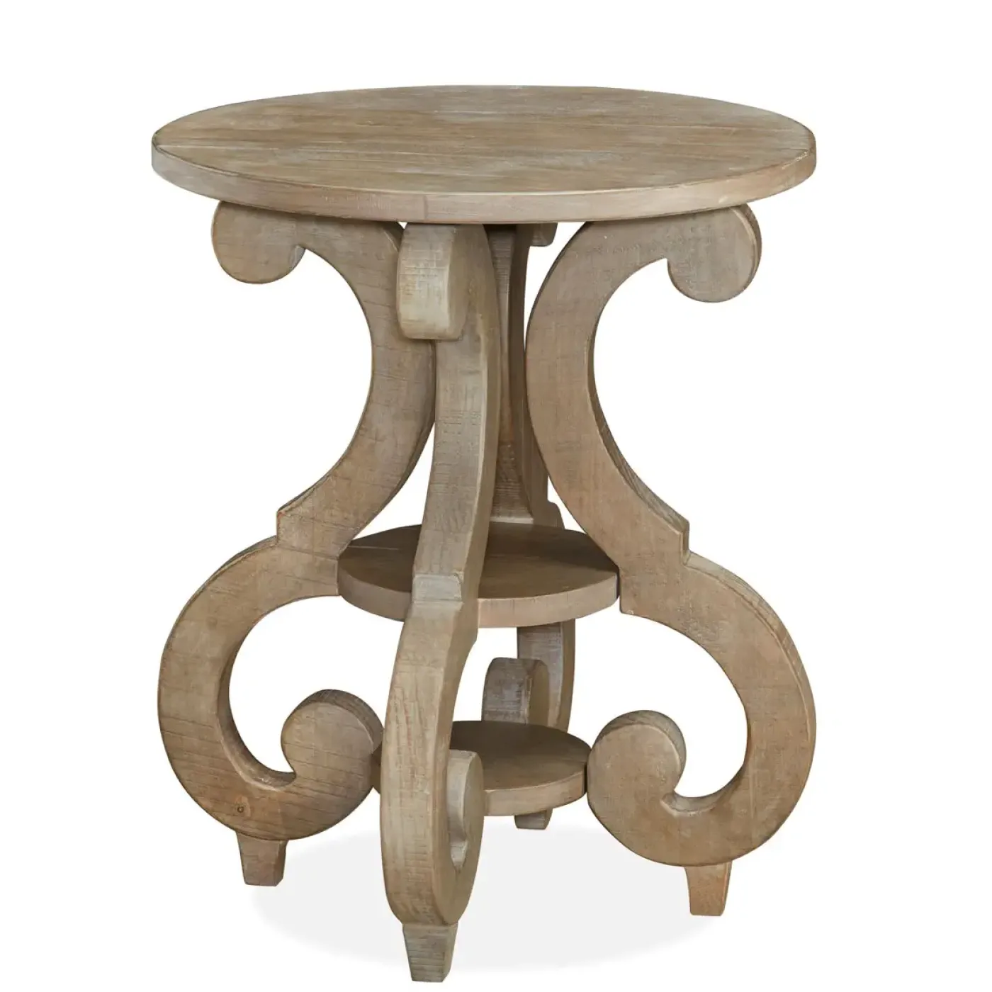 Online Hacienda Light Round Accent Table Coffee & Cocktail Tables
