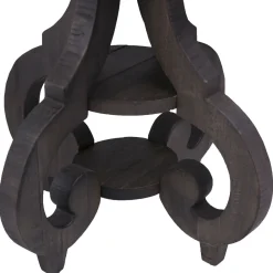 Outlet Hacienda Round Chairside Table Coffee & Cocktail Tables