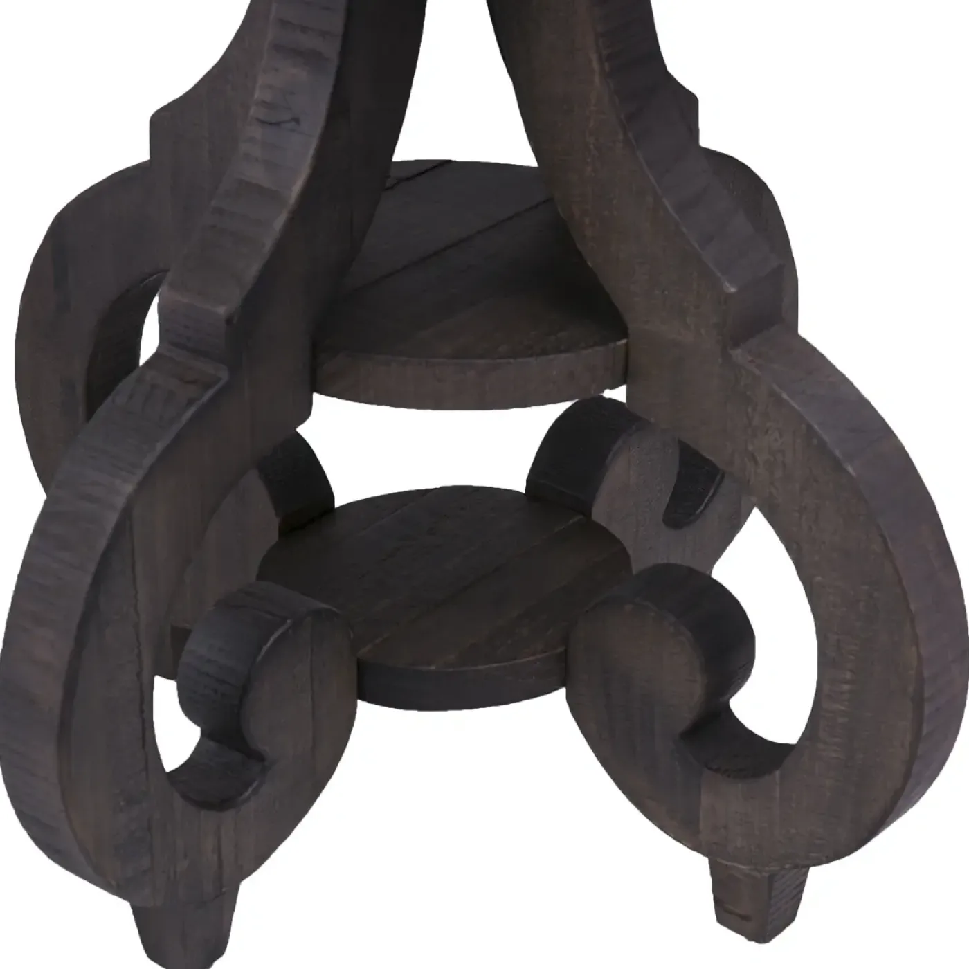 Outlet Hacienda Round Chairside Table Coffee & Cocktail Tables