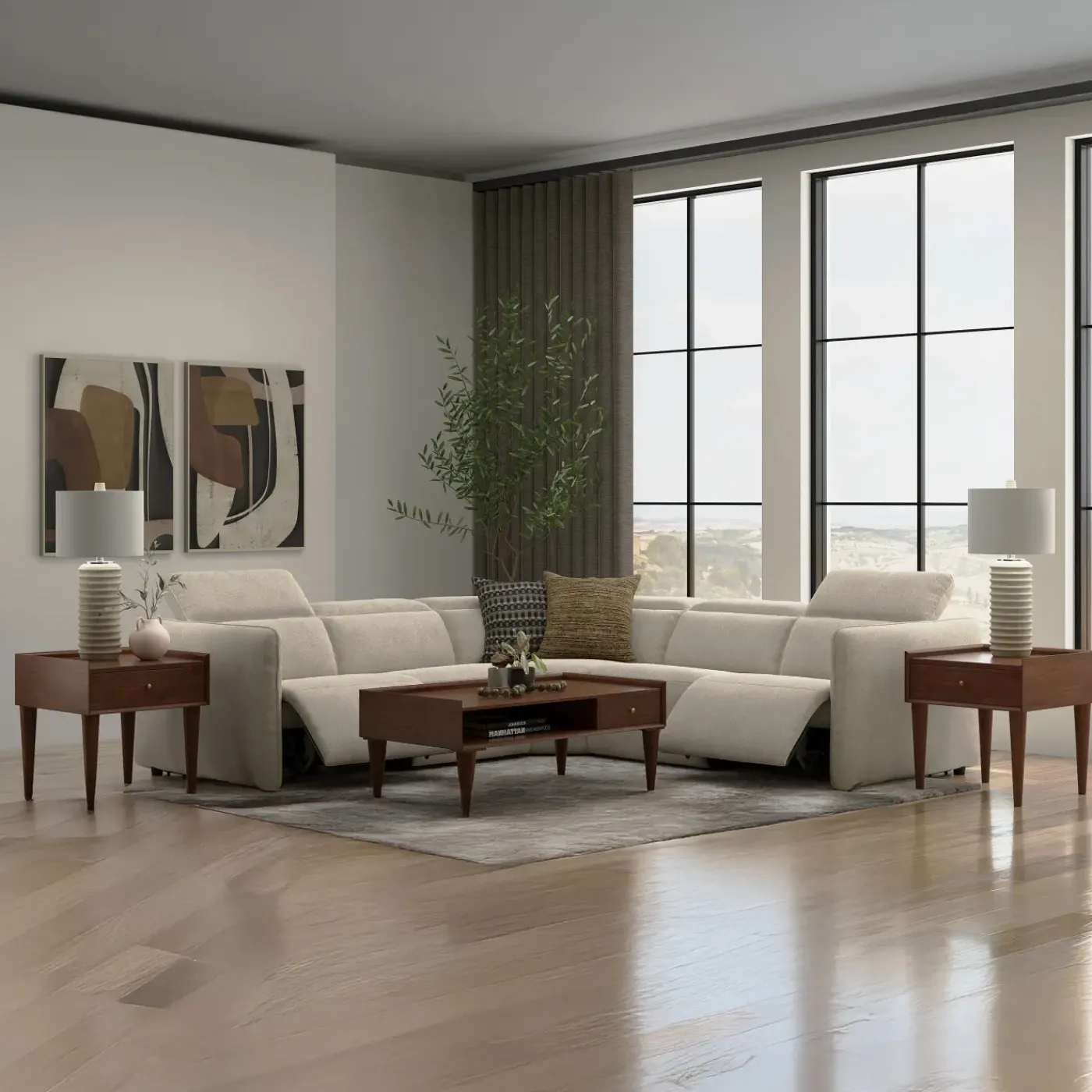 Clearance Halo Power Sectional Living Room Sets|Sectionals