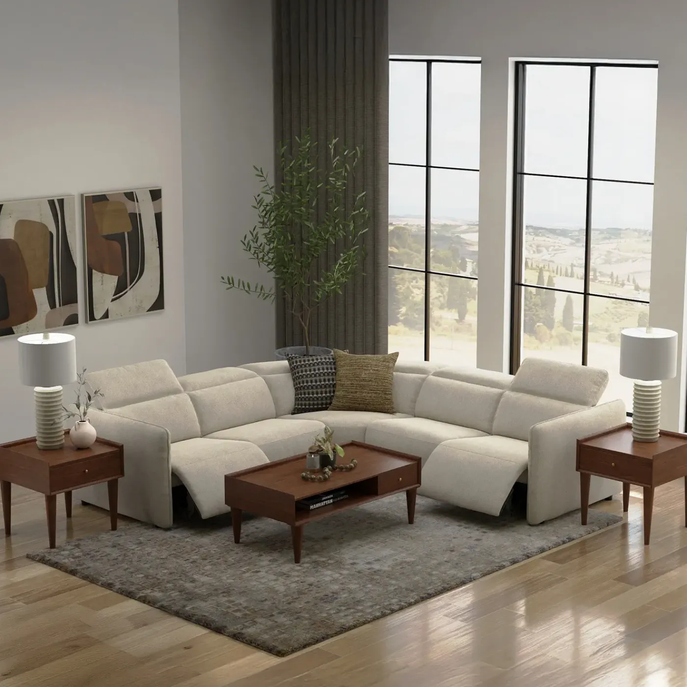 Clearance Halo Power Sectional Living Room Sets|Sectionals