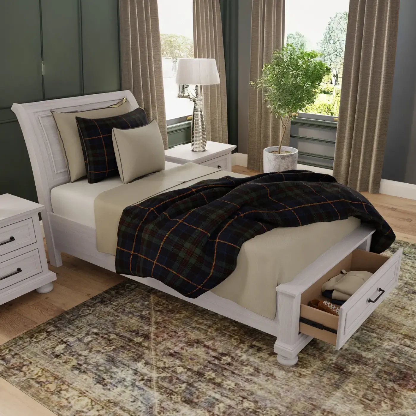 Online Hanover Full Sleigh Bed Full Beds|Bedroom