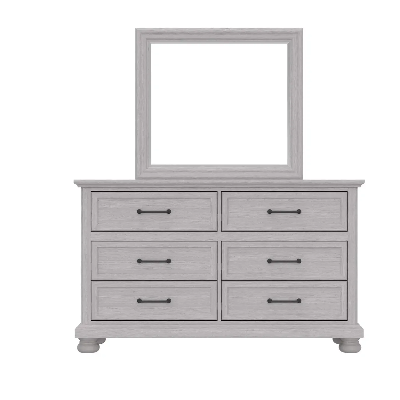 Hanover King Bed, Dresser, Mirror & Nightstand Bedroom|All Outlet & Clearance Items