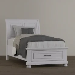 Outlet Hanover Twin Sleigh Bed Bedroom|Twin Beds