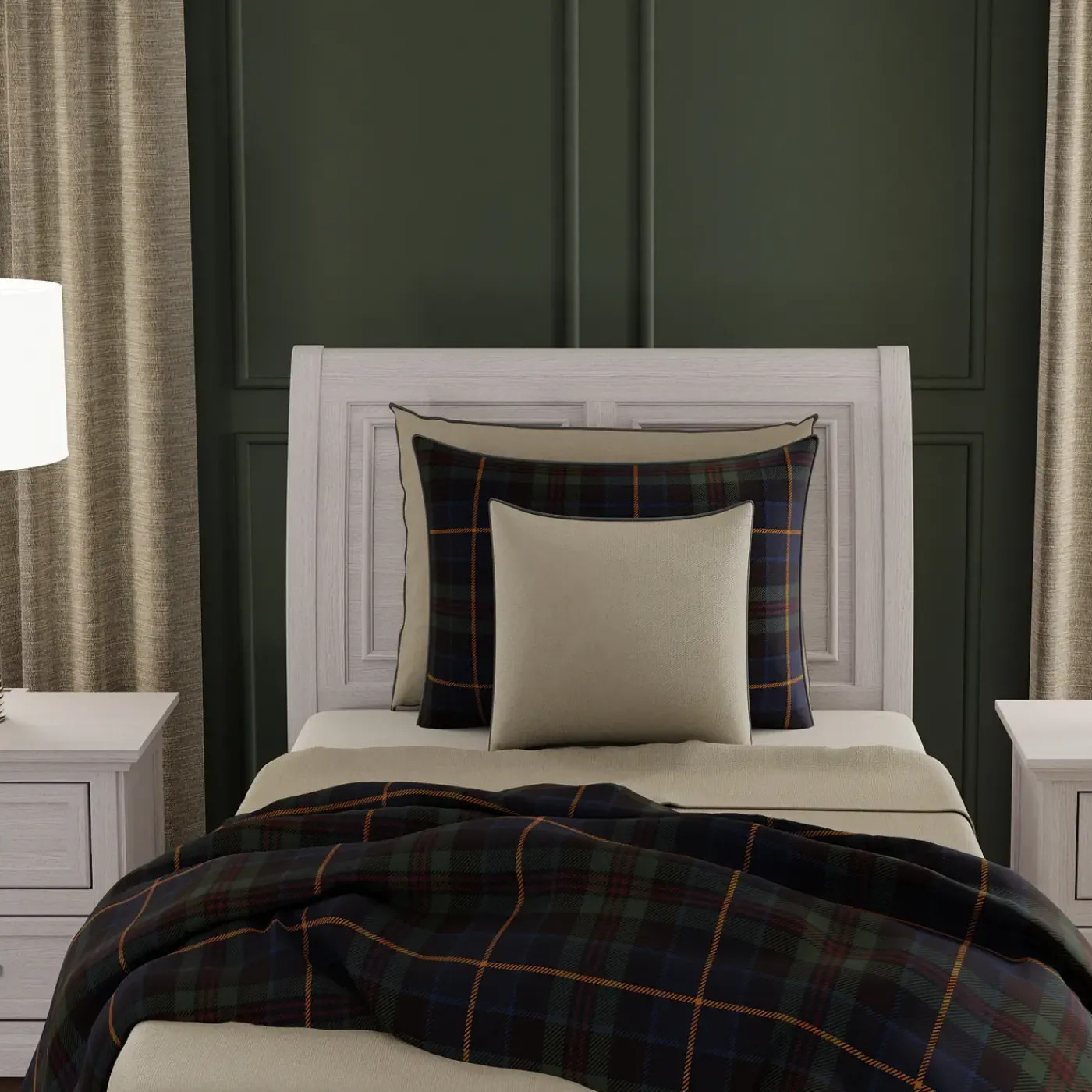Outlet Hanover Twin Sleigh Bed Bedroom|Twin Beds