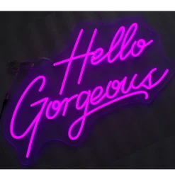 Sale Hello Gorgeous Neon Wall Sign Kids Accessories|Wall Art
