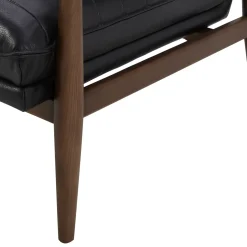 Sale Holmes Leather Accent Chair All Modern Living Items|Living Room