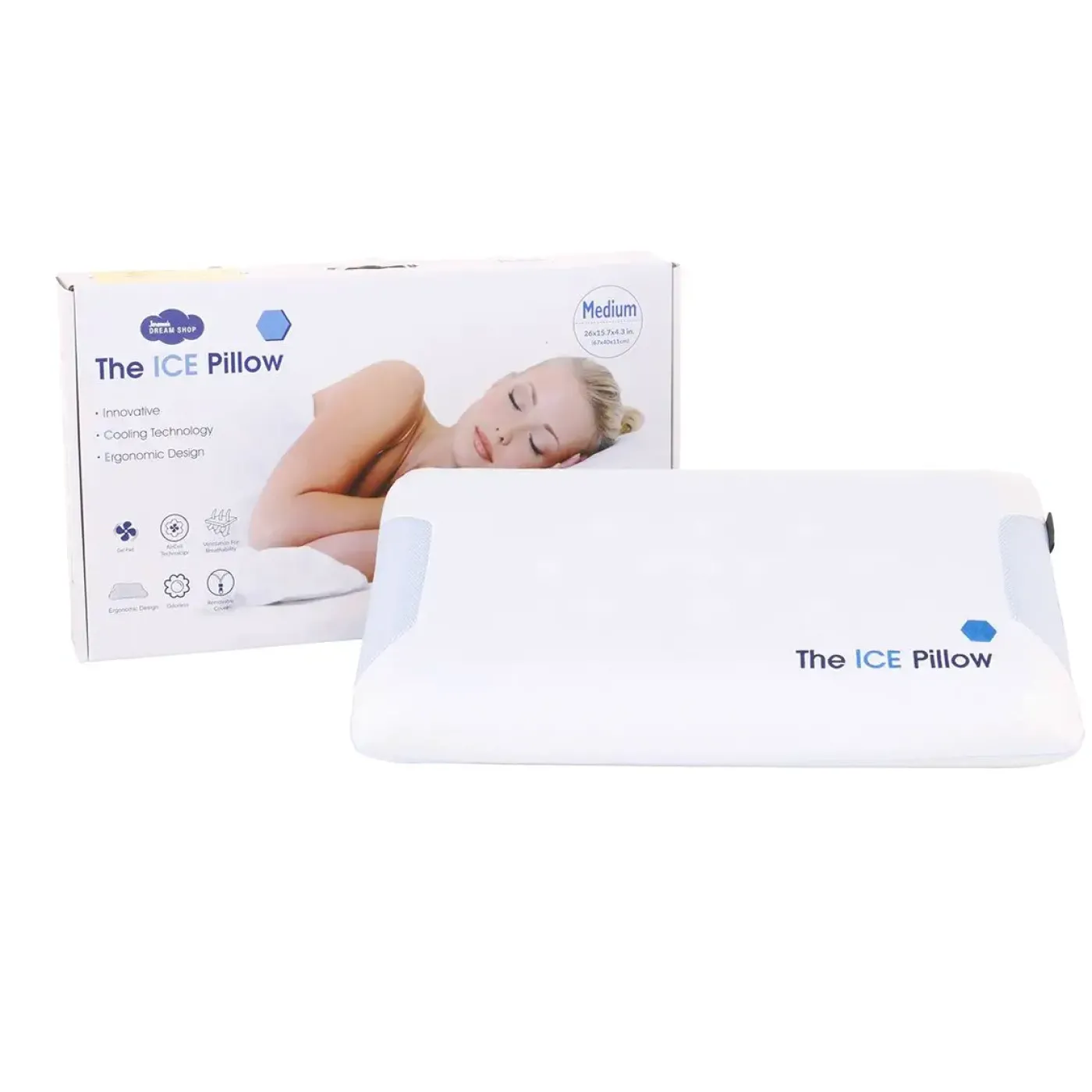 Sale ICE Medium Profile Pillow Pillows